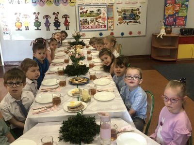 Śiadanie Wielkanocne i wizyta Zająca